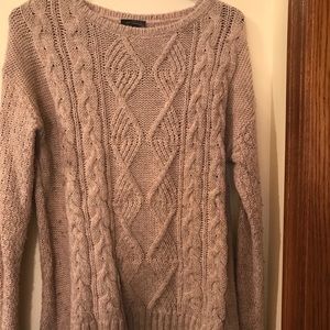 Mauve knit sweater